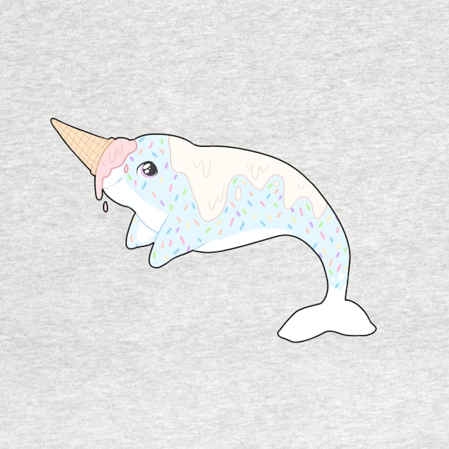 Sprinkles, the Ice Cream narwhal by SugarShocked